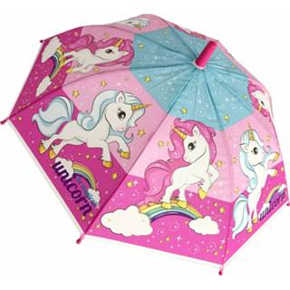 👉 Paraplu roze meisjes Chanos Eenhoorn 60 Cm 5203199094446