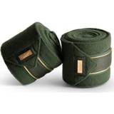 👉 Bandage Forest Green onesize donkergroen Equestrian Stockholm Fleece bandages 7340192803144