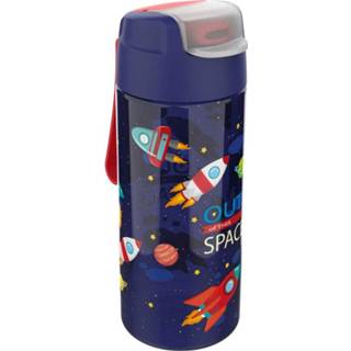 👉 Waterfles blauw kunststof One Size Color-Blauw Lunch Buddies Space junior 400 ml donkerblauw 5420065982496