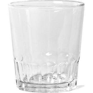 👉 Drinkglas transparant glas One Size Color-Transparant Gerimport drinkglazen 11 cl 6 x 6,5 cm stuks 8411712015268