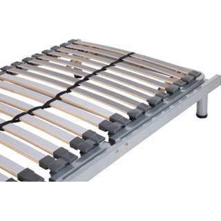 👉 Lattenbodem staal One Size Color-Zilver verstelbaar 180 x 200 COMFORT 4251682237765