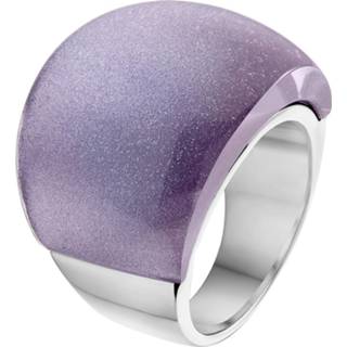 👉 Plated rhodium Color-Zilver Eve ring Lilac 8717637571712
