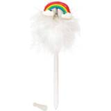 👉 Balpen wit Moses Regenboog Pompom 15 Cm 4033477261830