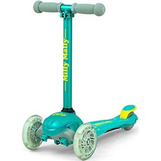 👉 Kinderstep groen geel kinderen Milly Mally Zapp Scooter Mint Junior Groen/geel 5901761124774