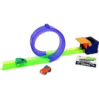 Groen paars kunststof Splash Toys Micro Wheels Racebaanset 5-delig Groen/paars 8719817510276