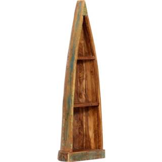 👉 Hout Vidaxl Kast Boot 40x30x130 Cm Massief Gerecycled 8719883570914