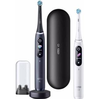 👉 Elektrische tandenborstel zwart wit Oral-b Io Serie 8 Duo (Zwart/wit) 4210201315766