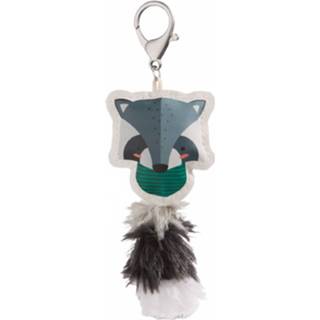 👉 Sleutelhanger grijs blauw kunstleer Nici Stinkdier Junior 12 Cm Grijs/blauw 4012390455885