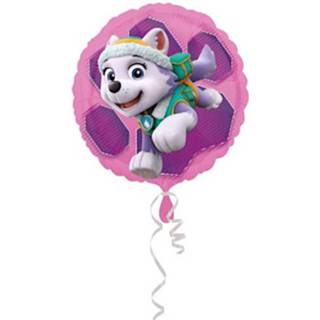 👉 Folieballon paars roze Amscan Paw Patrol Skye & Everest 43 Cm Paars/roze 26635340885