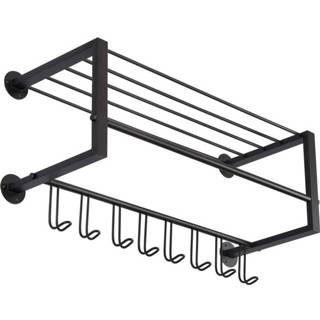 👉 Kapstok zwart I-lumen Small-black B 70 Cm H 37 8712771030859