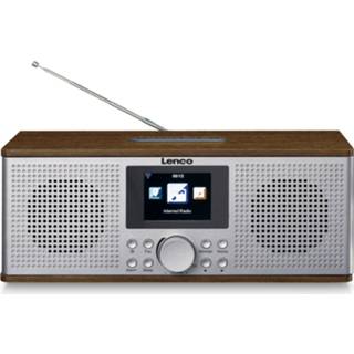 👉 Draagbare radio Smart Radio, Internet/dab+/fm En Bluetooth Lenco Dir-170wa Walnoot-zilver 8711902041481