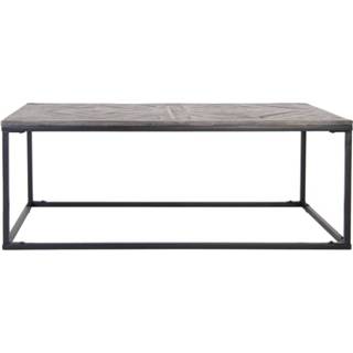 👉 Salontafel grijs hout mannen Parket Mango Massief 4064649008601