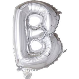 👉 Folieballon zilver Globos Letter 'B' 102 Cm 5712735005117