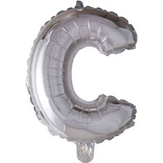 👉 Folieballon zilver Globos Letter C 41 Cm 5712735004608