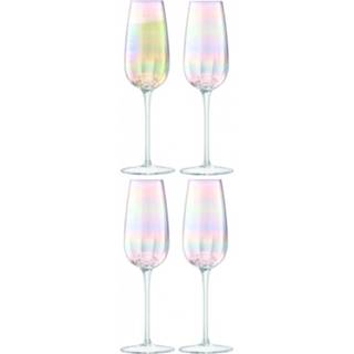 👉 Champagneglas transparant L.s.a. Champagneglazen Pearl 250 Ml 4 Stuks 5012548540226