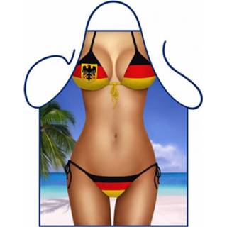 👉 Schort polyester Partychimp Bikini Duitsland 80 X 56 Cm One-size 8719128624174