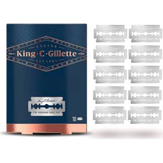 👉 Scheermesje Gillette King C Scheermesjes Navulverpakking - 10 Mesjes 7702018545216