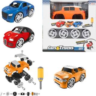 👉 Toi Toys Auto Met 4 Losse Wielen 8714627203653