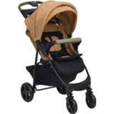 👉 Kinderwagen staal kinderen Vidaxl 2-in-1 Taupe 8720286506493