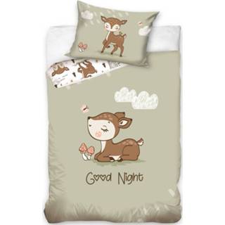 👉 Dekbedovertrek katoen baby's Animal Pictures Baby Dekbedovertrek, Goodnight - 100 X 135 Cm 5904302501935