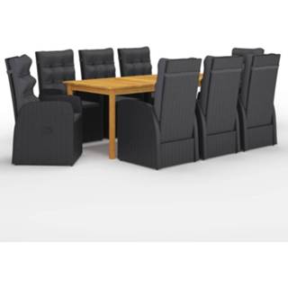 👉 Tuinset zwart active 9-delige 8720286339336