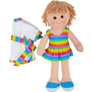 👉 Knuffelpopje Bigjigs Zachte Knuffelpop Michelle - 34 Cm 691621350546