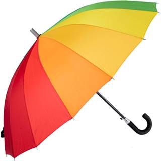 👉 Stormparaplu Biggbrella U45 - Ø112cm Rubberen Handvat Regenboogkleur 8681126425070