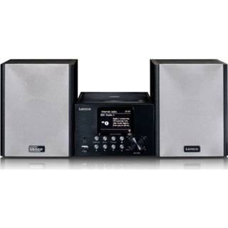 👉 Draagbare radio zwart Micro Set Met Smart Radio, Cd/usb Speler, Internet, Dab+, Bluetooth Lenco Mc-250bk 8711902043638