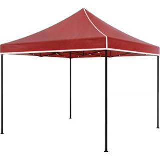 👉 Zijwand rood Easy Up 3x3m Luxe Zonder Zijwanden Partytent Opvouwbaar 8719627000271