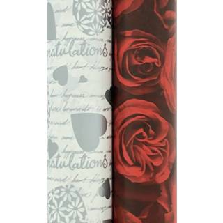 👉 Cadeaupapier Luxe Valentijn Assortiment Inpakpapier Kadopapier - 300 X 70 Cm 3 Rollen 9098998026042