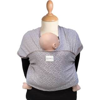 👉 Draagdoek grijs baby's Babylonia - Tricot-slen Design Grey Dot One Size 5407005389652