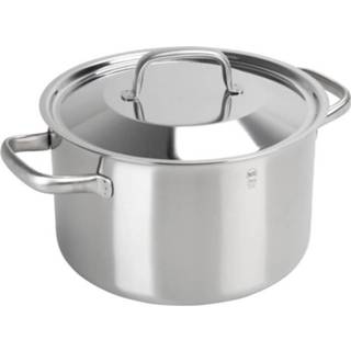 👉 Soeppan RVS zilver Horeca 6,4 L - Silver Pro Assortiment 24 Cm Met Deksel Alle Kookplaten Inclusief Inductie 3108837108672