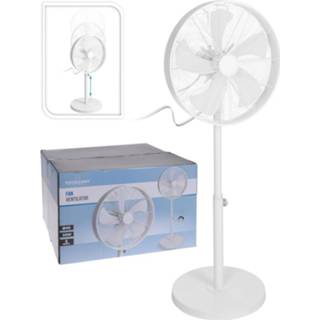 👉 Wit Excellent Electrics Ventilator Staand 50 W 40 Cm 8719202841282