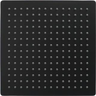 👉 Hoofddouche zwart RVS 4bathroomz Universele Platte Vierkant Ø25 Cm 8720572200678