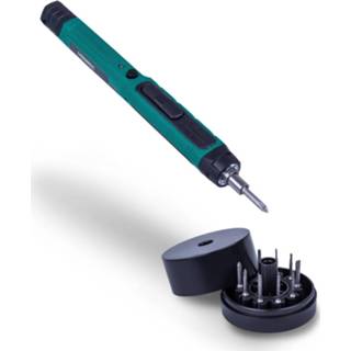 👉 Schroevendraaier Vonroc Accu Precisie 4v Incl. 10-delige Bitset En Houder 8717479088287