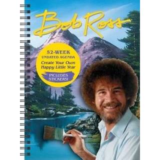 👉 Agenda engels Bob Ross Undated Calendar 9780789337535