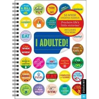 👉 Agenda engels I Adulted! Undated Calendar 9780789337566