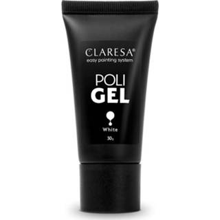 👉 Wit gel One Size Claresa Polygel - Polyacryl White 30g. 8720143153952