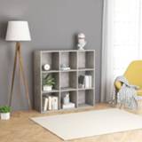 👉 Boekenkast active 98x30x98 cm spaanplaat betongrijs 8719883869872