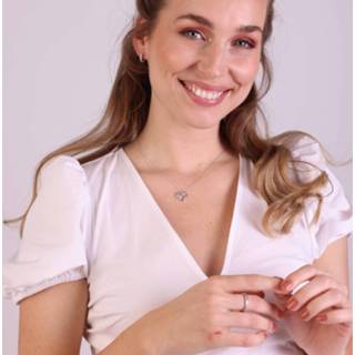 👉 Oorring zilveren zilver One Size Color-Zilver oorringen gedraaid met zirkonia 8719802370915