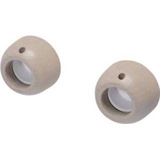 👉 Gordijnroede taupe Decomode steunen IDD 28mm 2 stuks 5400107478361