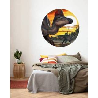 👉 Muursticker meerkleurig Komar Dots Corythosaurus 4055065420023