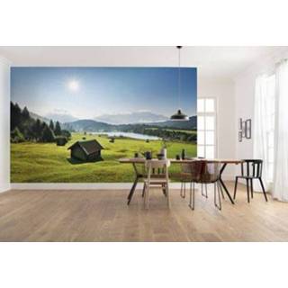👉 Fotobehang meerkleurig Komar Bergwiese vor Karwendel 4055065111174