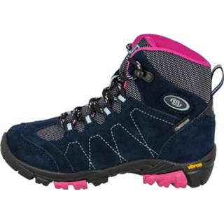 👉 Wandelschoenen roze suède 40 Color-Blauw Brütting wandelschoen Bergen High navy/roze maat 4019329372701