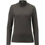 👉 Shirt groen lange mouwen en opstaand kraagje Efixelle