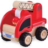 👉 Brandweer wagen houten GeenKleur One Size Wonderworld Mini Brandweerwagen 8851285140033