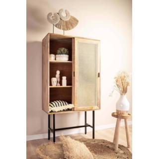 👉 Opbergkast mangohout One Size bruin Liviza Rodis 8720211713507