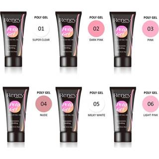 👉 One Size GeenKleur RENEY® PolyGel AcrylGel Nude 04 - 30ml. 5907771381985