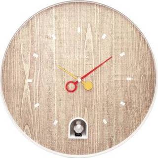👉 Wandklok wit Nextime Nightingale White ø30cm ABS 8717713024095
