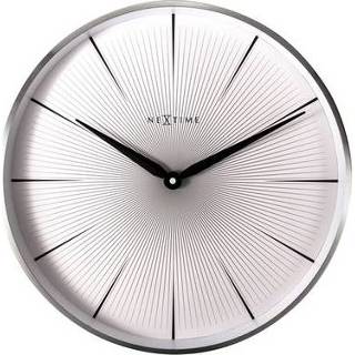 👉 Wandklok wit Nextime 2 Seconds ø40cm 8717713024217